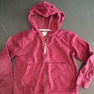 JCrew Kids Zip up Hoodie / Size M (8-9) / Maroon